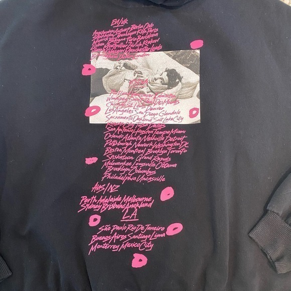 Shawn Mendes The Tour‎ Black Hoodie - Picture 4 of 7